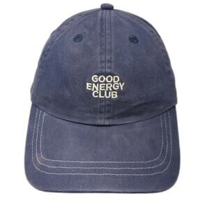 Rubi Baseball Cap Blue One Size Good Energy Club Cotton Contrast Stitching Hat